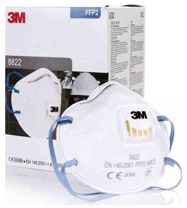3M 8822 stofmasker FFP2 NR D met uitademventiel-3