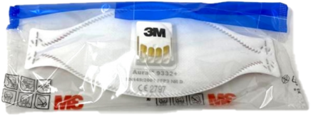 3M Aura 9332+S stofmasker FFP3 NR D kleinverpakking-2