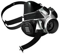 MSA Advantage 410 halfgelaatsmasker - zwart - s