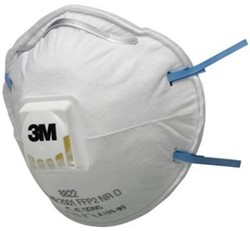 3M 8822 stofmasker FFP2 NR D met uitademventiel