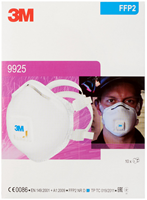 3M 9925 stofmasker FFP2 NR D met uitademventiel-3